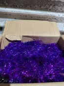Box of 36 Luxury Tinsel. RRP £72. Grade A