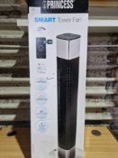 Princess Smart Tower Fan. RRP £80. Grade U