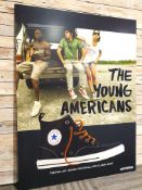 Original Converse Trainers Tour Print From 2011 Chuck Taylor All Stars Collection. 'Young America...