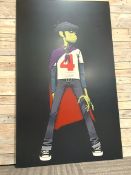 Giant Scale Art Original Gorillaz Converse Trainers Tour Print From 2011. 160cm x 97cm