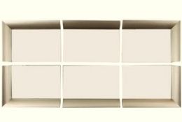 Huge 6 Piece Designer Mirror 4m x 2m In Total. Champagne Raised Solid Frame RRP £2400