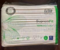 16 X Brand New Packs of 26 Lille Healthcare Superfit L Pads In 4 Boxes