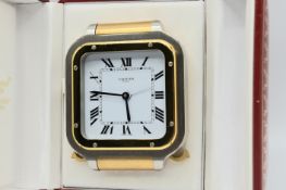 Cartier - Vintage - Cartier Santos Desk Top Alarm Clock - 1990