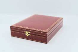 Brand New - Cartier - Rare - Must II Ballpoint Pen, Propelling Pen and Leather Keychain - Gift Se...