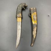 Wonderful Antique Beautiful Handmade Tiger Steel Knife, Rare Handmade Knife