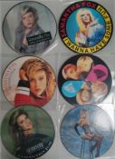 A Collection of 15 X Samantha Fox Etc Vinyl Record Picture Disks.