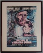 2 Vintage Prints of Hollywood's Famous Stars. Marilyn Monroe and Humphry Bogart.