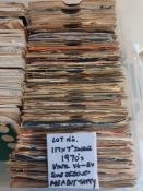 A Collection of Approximately 117 X Vinyl 7” Records. 1970Ss.