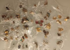 A Collection of Approximately 70 Pairs of Earrings.
