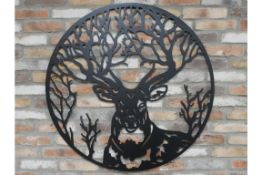 Extra Large Stag Wall Silhouette