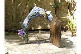Metal Hand Painted Fairy Door