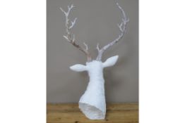 White Stag Head