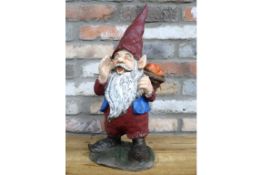 Large Bellowing Gnome Ornament