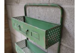 Military Themed Rustic Green Storage Unit
