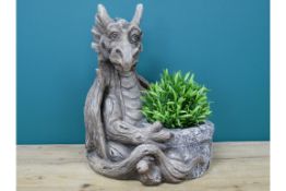 Sitting Dragon Planter