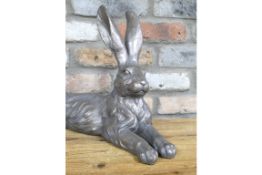 Large Laying Rabbit Ornament