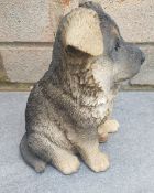 Alsatian Puppy Garden or Home Ornament