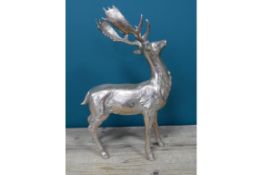 Champagne Stag Ornament