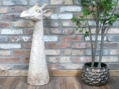 Large Giraffe Bust Ornament