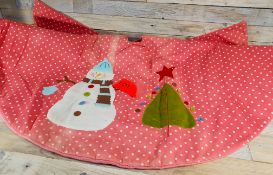 120cm 3D Quilted Fabric Christmas Tree Skirt RRP £29.99