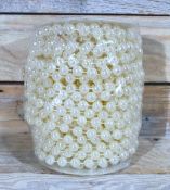 Full Roll of 8mm White Pearl String. Approx 18Metres.