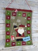 Luxury 3D Fabric Advent Calendar. 50cm X 38cm RRP £24.99