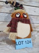 Luxury Cute 3D Fabric Standing Owl RRP £24.99