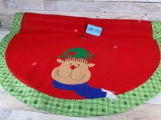 Large Luxury 3D Reindeer Tree Skirt RRP £19.99