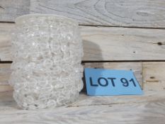 14mm Clear Acrylic Crystal On String. Approx 17 Metres.