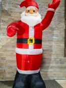 Inflatable 8FT Santa, With Lights RRP £59.99