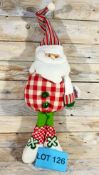 Luxury 3D Fabric Large Standing Santa. 50cm Tall RRP £29.99