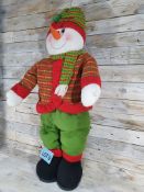 3D Giant Fabric, Standing Snowman. 90cm X 5cm RRP £39.99