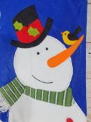 Large 3D Snowman Tree Skirt 48 Inches 1.2M