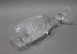 Set of 6 Tudor Crystal Holbein Flutes