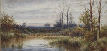 Watercolour Landscape Signed 1925