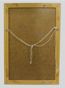 Gilt Leaf Framed Bevelled Glass Wall Mirror 52 x 75 cm