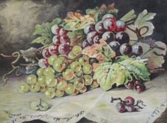 Pair of Signed Still Life Paintings Oil on Canvas