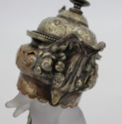 Antique Silver Plated Claret Jug Top Spout & Handle