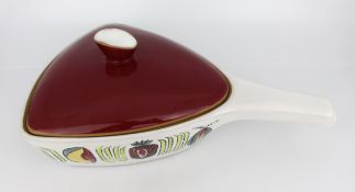 Vintage Denby Stoneware Handled Lidded Serving Dish
