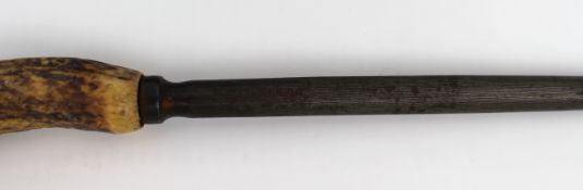 Antique Cased Horn Carving Set