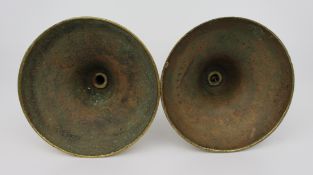 Pair of Georgian Brass Candlesticks