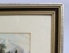 Edwardian Watercolour Landscape by W.L.Guest