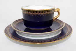 Set of 6 Romanov Collection Cobalt Blue Trios