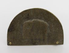 Vintage Brass Cat Letter Rack