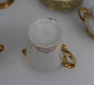 Czech Porcelain Lustre Gilt Tea Service