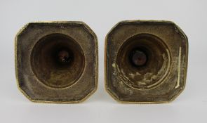 Pair of Georgian Brass Candlesticks