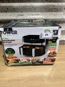 Tower 9L Dual Basket Air Fryer. RRP £150. Grade U
