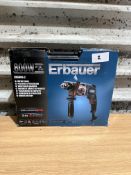 Erbauer EHD200-2 Impact Drill. RRP £100. Grade U