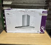 Cook & Lewis Box Hood CLBNS90. RRP £100. Grade U