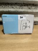 Good Home Brean Bath Shower Mixer:Deck Mounted. RRP £40. Grade U